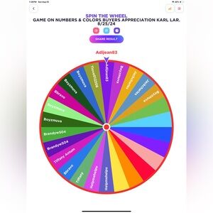 Live Show Give Away Winner Mailing Label